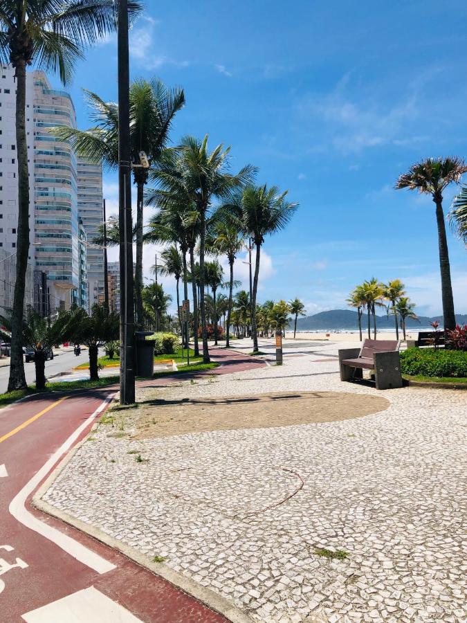 Apto Com Vista Mar Pe Na Areia Praia Grande  Luaran gambar